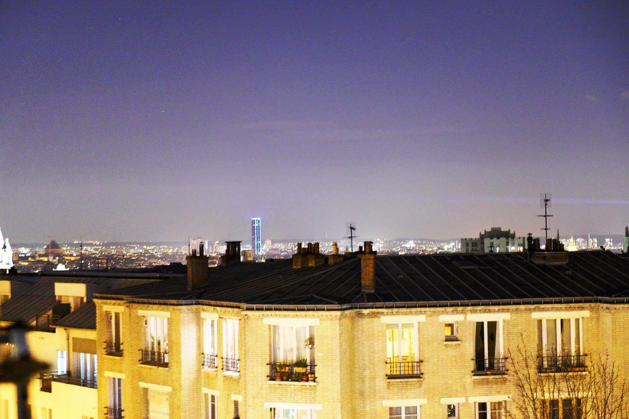 Hotel Ermitage 巴黎 外观 照片 View of the city from the 14th arrondissement